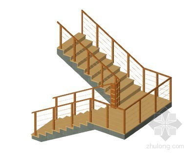 混凝土结构设计原理楼梯设计资料下载-U-型楼梯