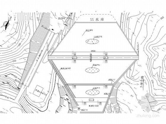 栈道施工图水库除险加固资料下载-[黑龙江]水库除险大坝加固工程施工图