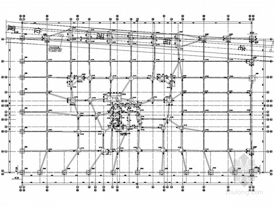 边缘构件结构图资料下载-[重庆]31层框支剪力墙高位转换商住楼结构图（地下一层）
