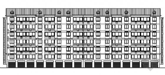 跃式住宅装修设计资料下载-六层跃层式住宅建筑施工图