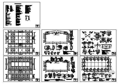 某钢结构工业厂房结构图纸-4