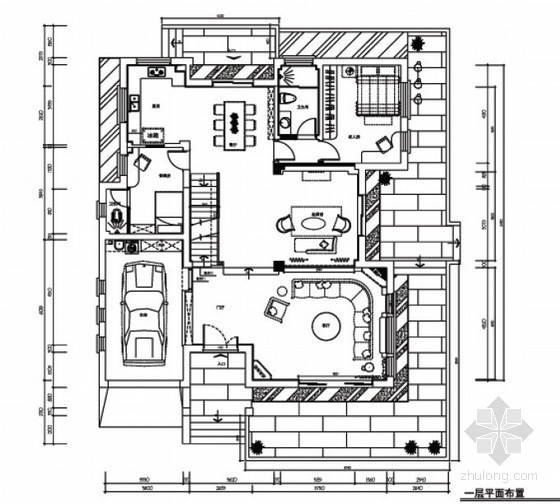 欧式住宅室内装修方案资料下载-欧式双层别墅室内装修方案（含效果）