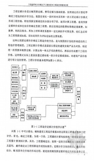 工程造价的工程量清单计价资料下载-[硕士]工程量清单计价模式下工程变更对工程造价的影响分析[2010]