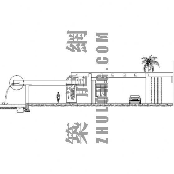 钢结构楼板接点详图资料下载-落水廊接点详图