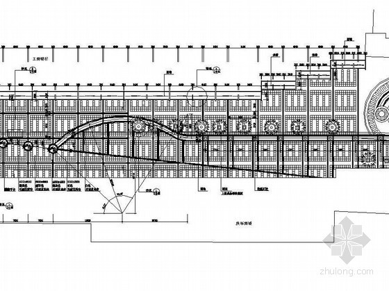 园林条凳施工图资料下载-某市新城市大街景观设计施工图整套