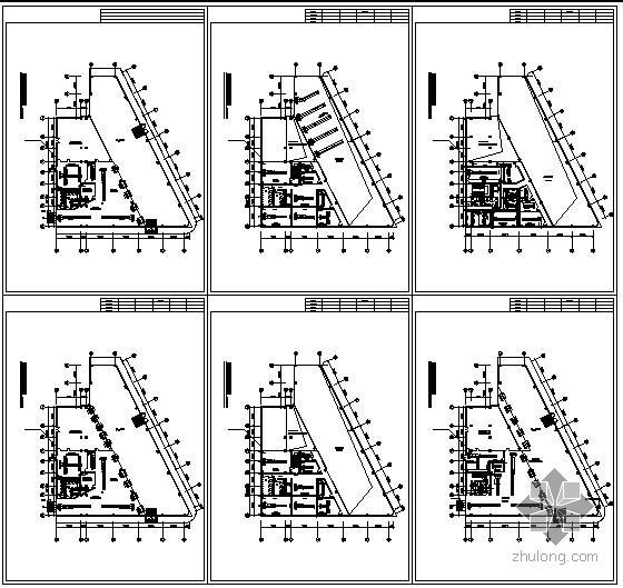 家具展厅平面方案资料下载-某汽车展厅空调平面图