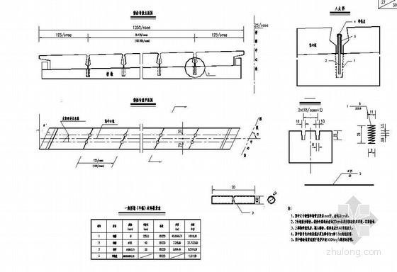 空心板内模DWG资料下载-预制空心板上部桥台、墩锚栓布置节点详图设计