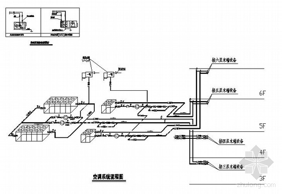 超市风冷热泵资料下载-某办公楼风冷热泵图