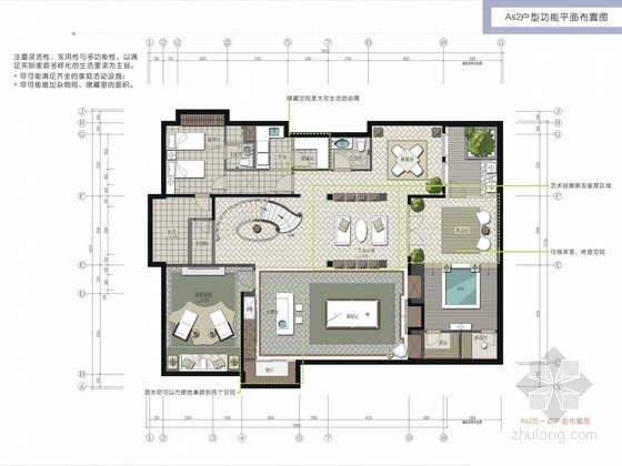 新古典欧式室内设计资料下载-[北京]经典高贵欧式新古典风格两层别墅精装修方案图