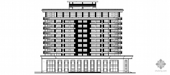 框架单身公寓建筑施工图资料下载-[苏州市]某小区会所建筑结构水电施工图