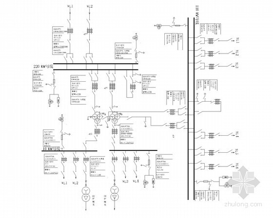 电站全套CAD图纸资料下载-220kV降压变电站毕业设计论文（论文、图纸）