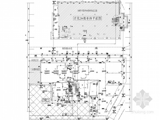 商业酒店平面资料下载-[贵州]高层商业酒店给排水消防施工图
