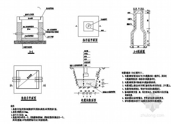 强电手孔井大样资料下载-某市政电气工程大样图