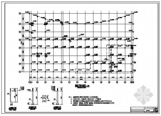 家具展厅cad设计图资料下载-某4S展厅结构设计图