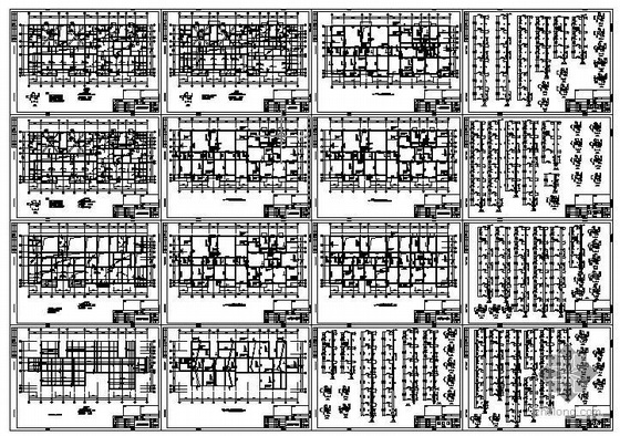 浙江省建筑结构图集资料下载-浙江省某多层住宅楼结构图