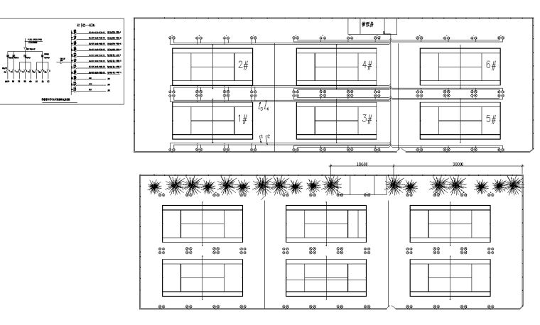 网球场电气资料下载-某网球场照明配线图