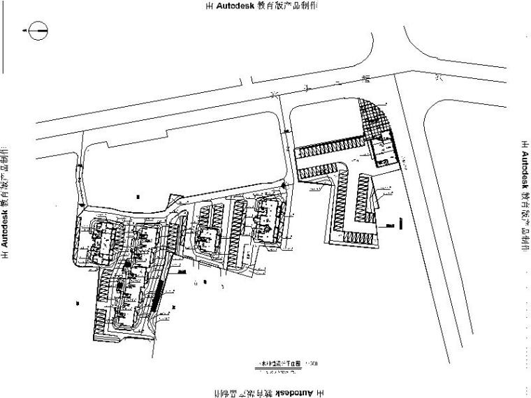 [浙江]老客运总站地块住宅小区景观设计施工图-植物设计平面图