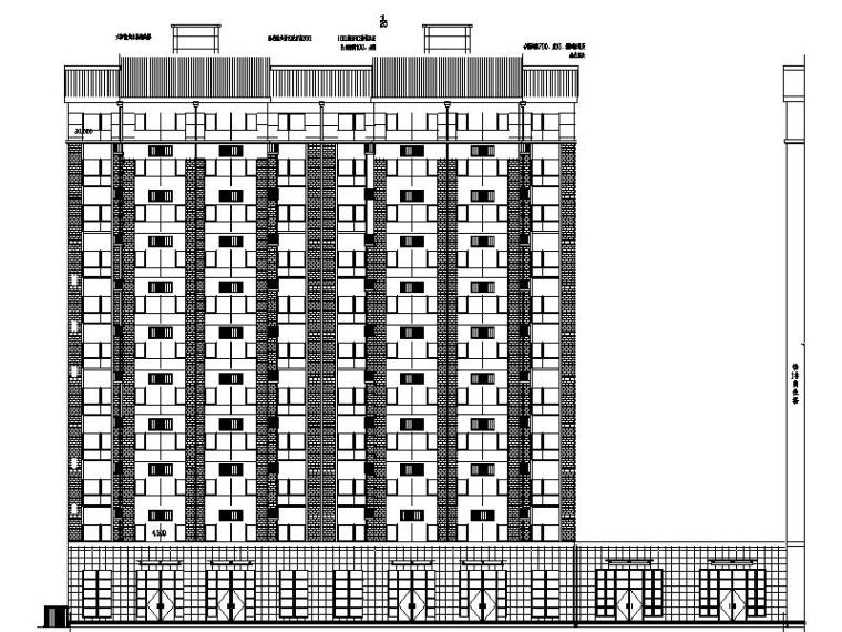 全专业施工图中学宿舍资料下载-[宁夏]大型医院配套生活区商住楼施工图（含全专业图纸）