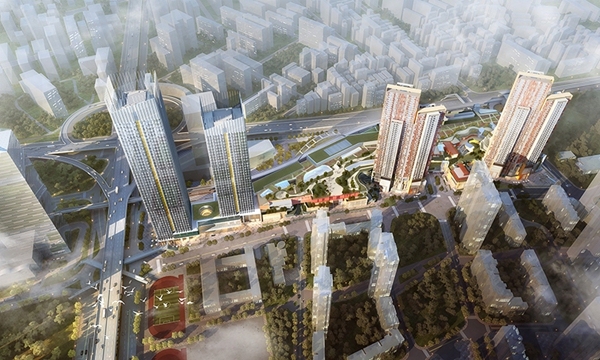 商业公园广场资料下载-武汉：永清项目总体规划方案公布