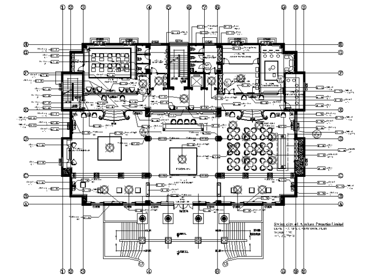办公楼欧陆风格效果图资料下载-建筑设计事务所CAD施工图（含效果图)