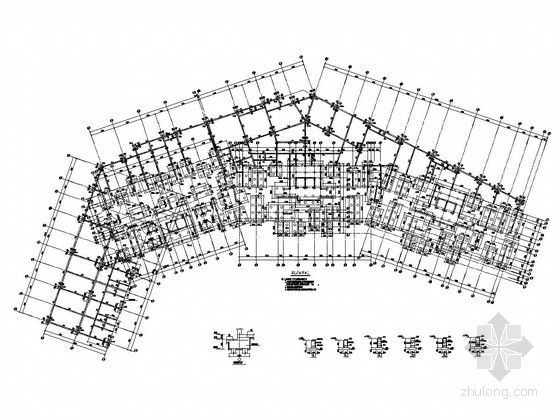 600平商住楼建筑施工图资料下载-[湖南]32层框架剪力墙结构商住楼结构施工图