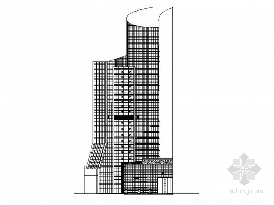 21米建筑资料下载-[福建]113米现代风格全球连锁知名酒店建筑