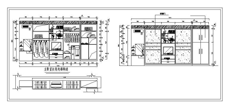 cad衣柜详图资料下载-78款衣柜设计CAD详图