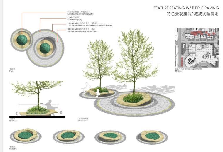 [福建]某航空机场紫金广场景观方案设计PDF（89页）-特色景观座台