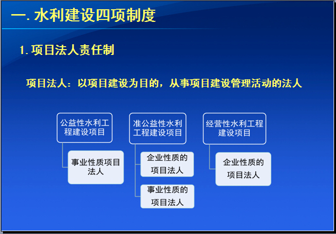 水利工程建设质量管理（含案例）-项目法人责任制