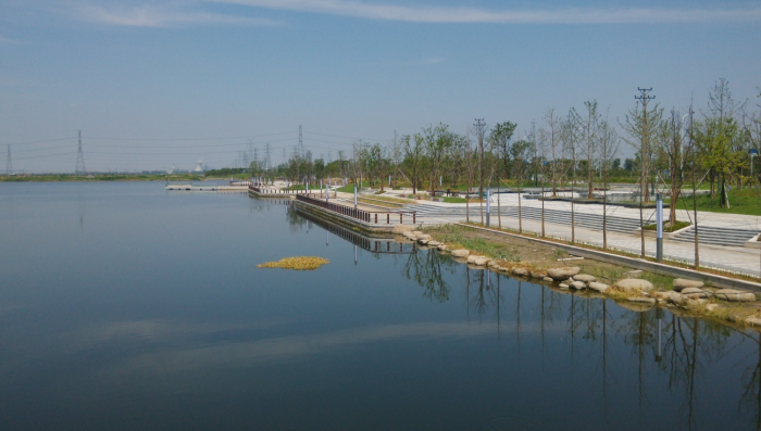 [浙江]生态湿地滨海河道景观整治设计全套施工图（附实景图+PDF施工图）-景观实景图