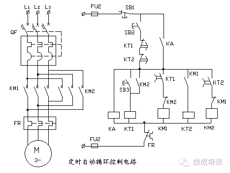 接触器图块资料下载-电工常见电机启动方法[转]