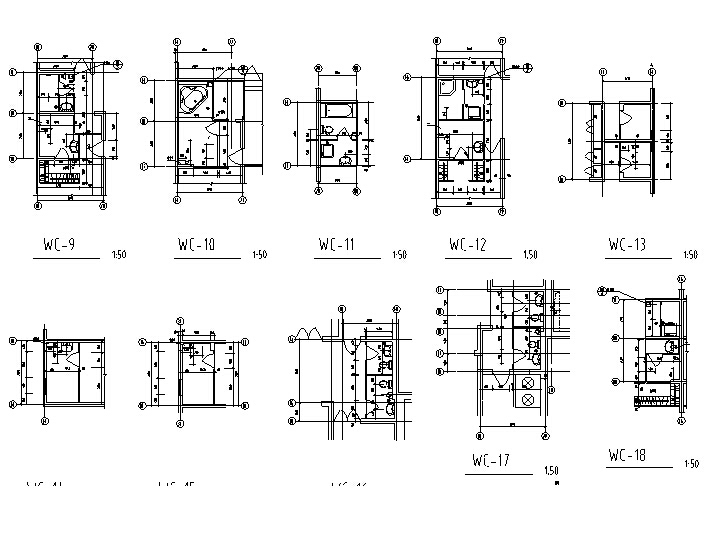 [合集]五套清华大学建筑院设计施工图及方案（含商业及体育建筑）-清华大学建筑院图纸