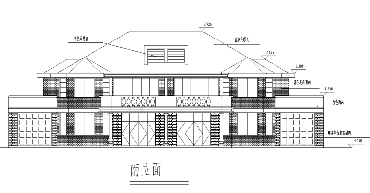 单栋建筑设计资料下载-两户双联式别墅建筑设计文本（包含效果图+CAD）