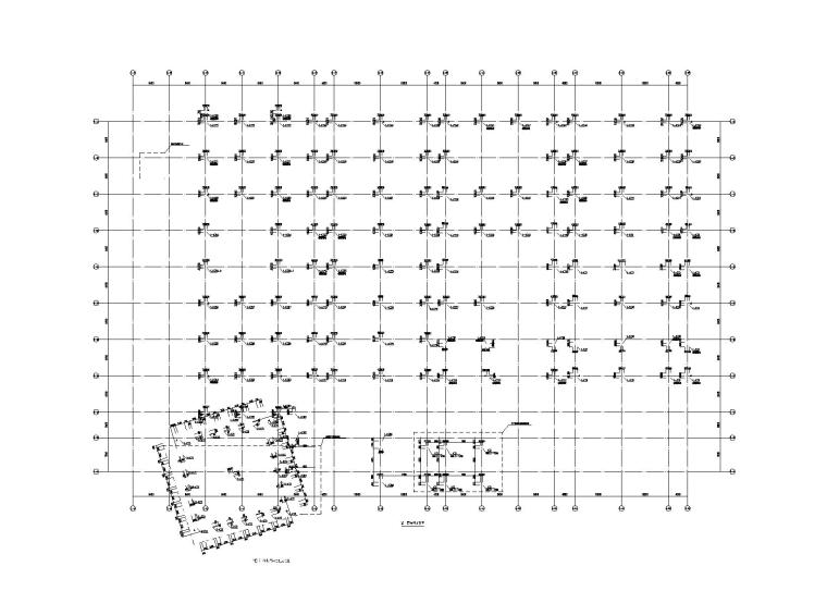 热带雨林探索中心资料下载-某文化阅览中心结构施工图（SRC柱、SRC梁)