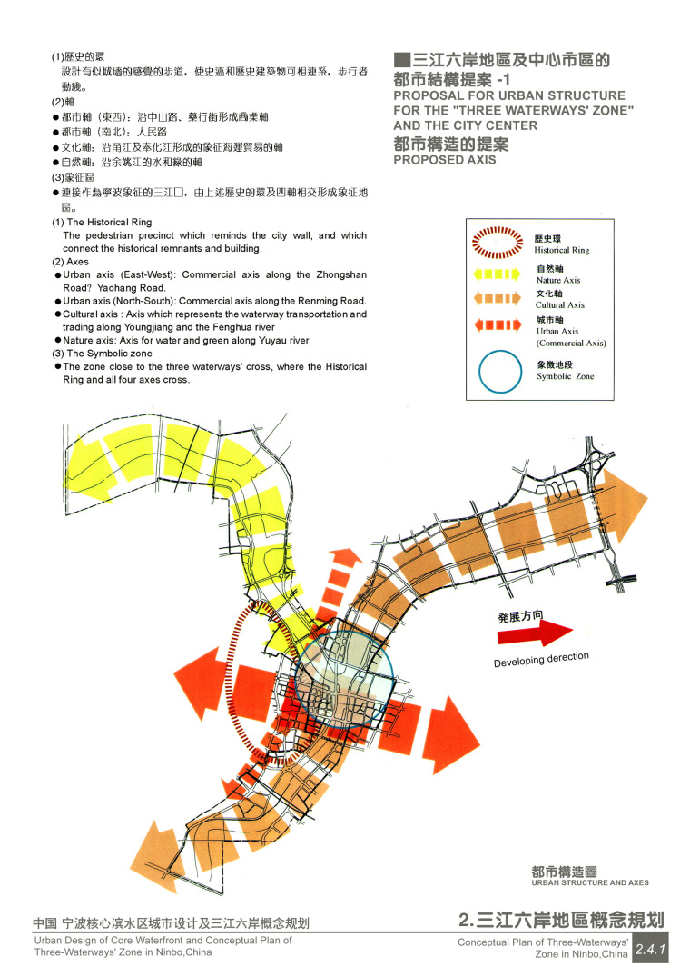 [浙江]宁波核心区城市设计及三江两岸城市概念规划设计方案文本-2-4-1