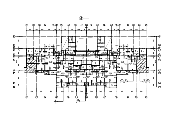 围网施工图纸cad资料下载-[河南]25层剪力墙结构住宅楼结构施工图（CAD、22张）