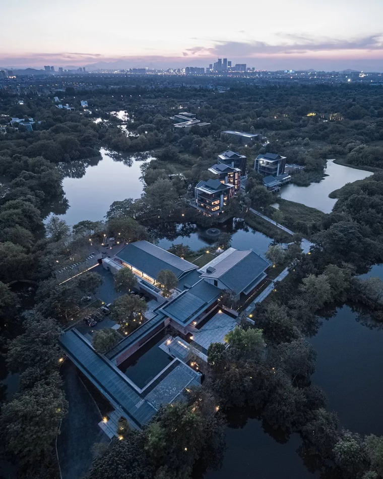 苏州太湖湿地公园宾馆资料下载-木守 · 西溪酒店，又一处杭州最美酒店