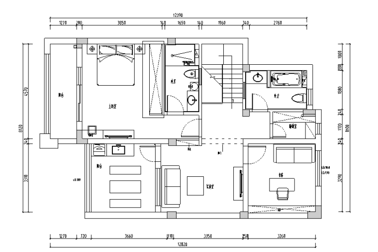 东京绿意盎然的有机餐资料下载-现代园墅绿意盎然美式风别墅设计施工图（附效果图）