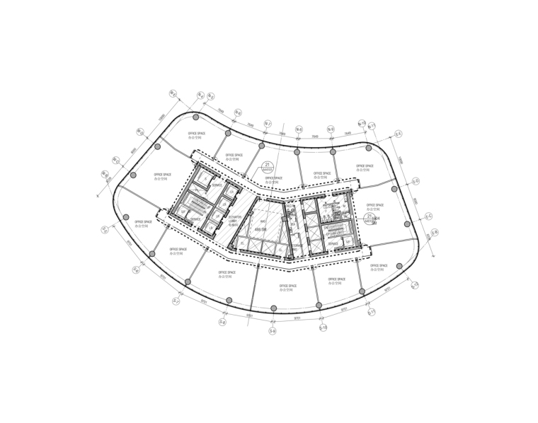 三亚阳光金融广场建筑平面图 (15)