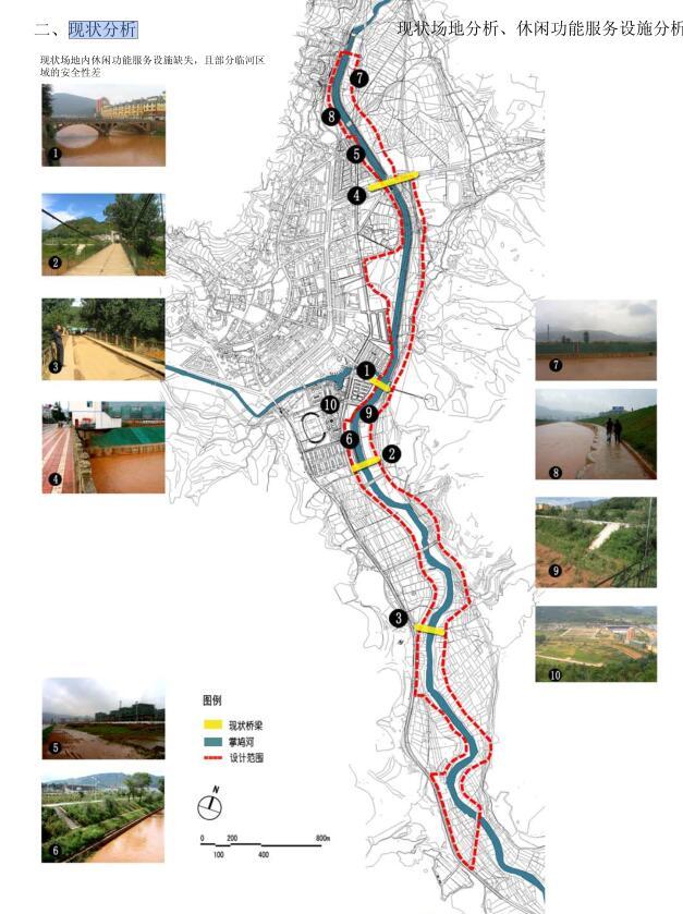 [土人]云南昆明禄劝县掌鸠河湿地滨河公园景观方案pdf（139页）-现状分析