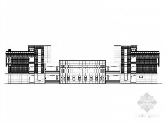 三层教学楼建筑设计施工图资料下载-[杭州]某三层小学教学楼建筑施工图