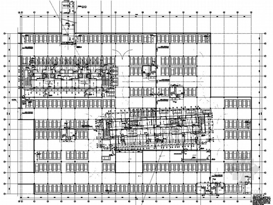 人防车库单车位指标资料下载-240个停车位框架结构地下车库结构施工图（非人防 含建筑图）