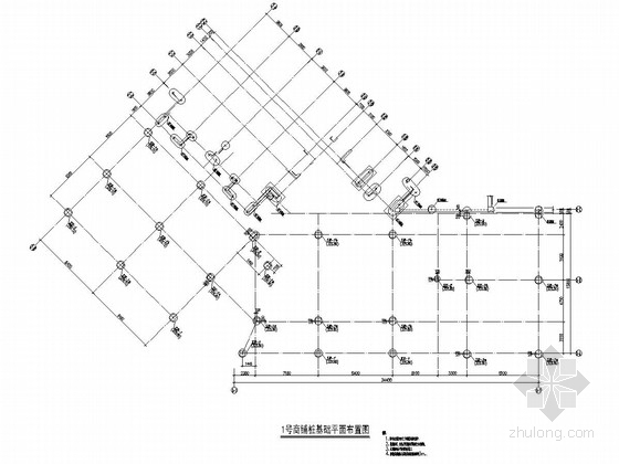 半干法脱硫图纸施工图资料下载-四栋框架结构商铺结构施工图（图纸详细）