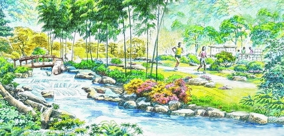 [福建]茶文化新村景观规划设计方案-景观效果图