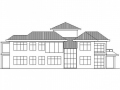[新农村]3层现代风格家庭别墅设计施工图纸（含效果图）