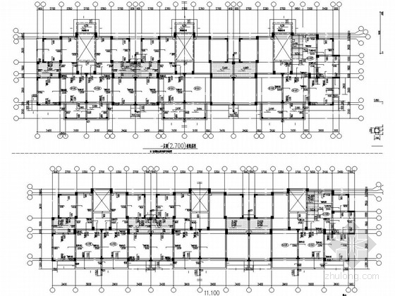 辽宁剪力墙结构费用资料下载-[辽宁]五层异形柱框架剪力墙结构住宅结构图