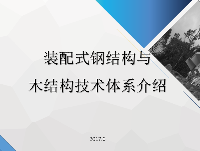 木结构PPT资料下载-装配式钢结构与木结构技术体系介绍