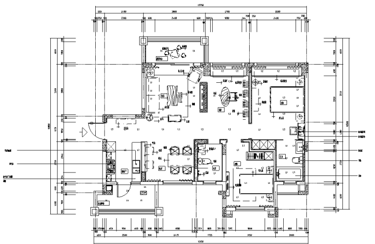 四室两厅单元平面图资料下载-[成都](含实景图)三室两厅样板间详细全套装修施工图