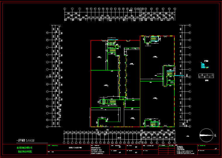 某工业园建筑全套设计图-工业园平面图