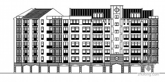 现代小区建筑方案图资料下载-深圳某花园小区建筑方案图